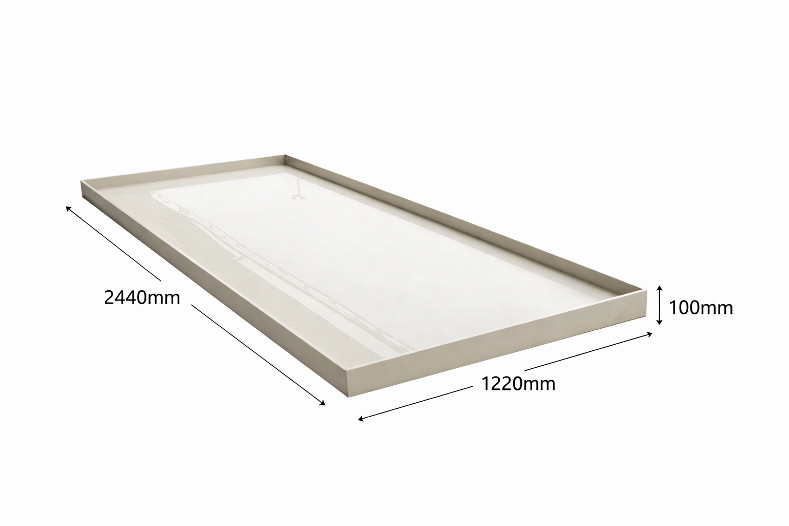 Khay nhựa PP bản to 2440x1220x100mm